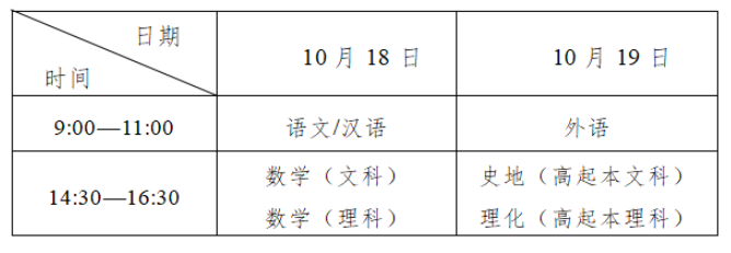 2025年吉林省成人高考考試時間:10月18日至10月19日 2025年吉林省成人高考考試時間:10月18日至10月19日