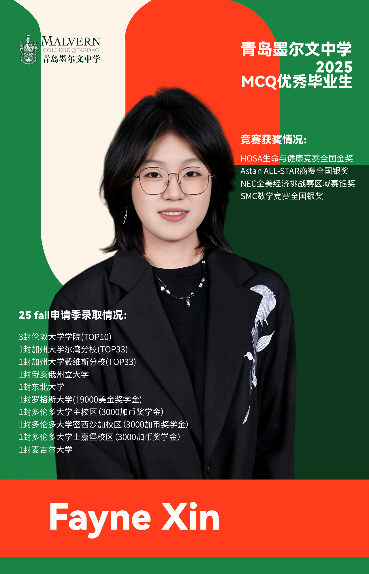 專訪｜狂攬12封世界名校OFFER、18w+獎(jiǎng)學(xué)金，轉(zhuǎn)軌成功的她有話說！